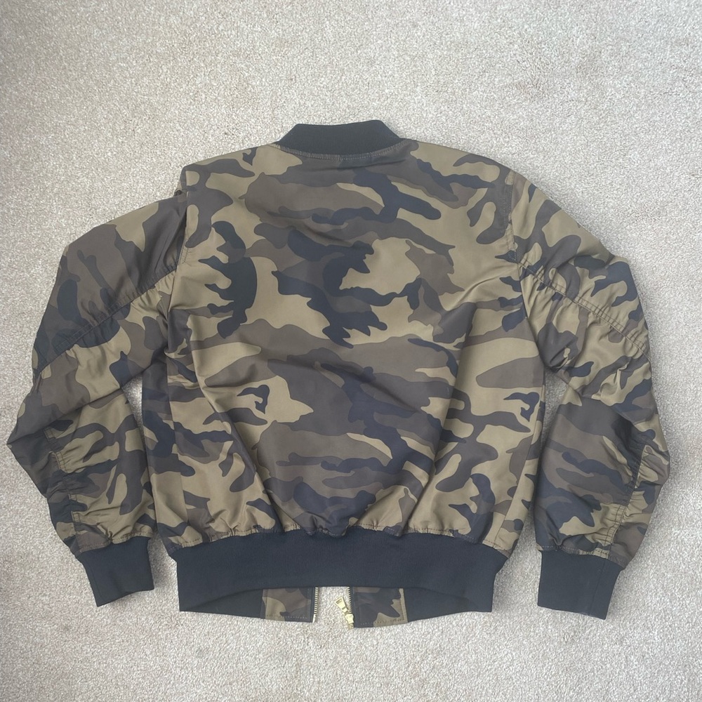 Express Camo Bomber Jacket Small NEW - Picture 3 of 4